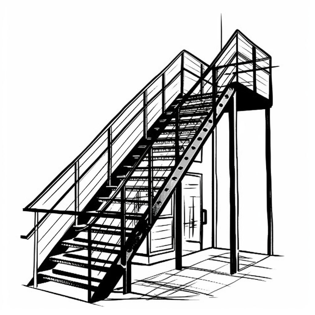 fluchttreppe nottreppe